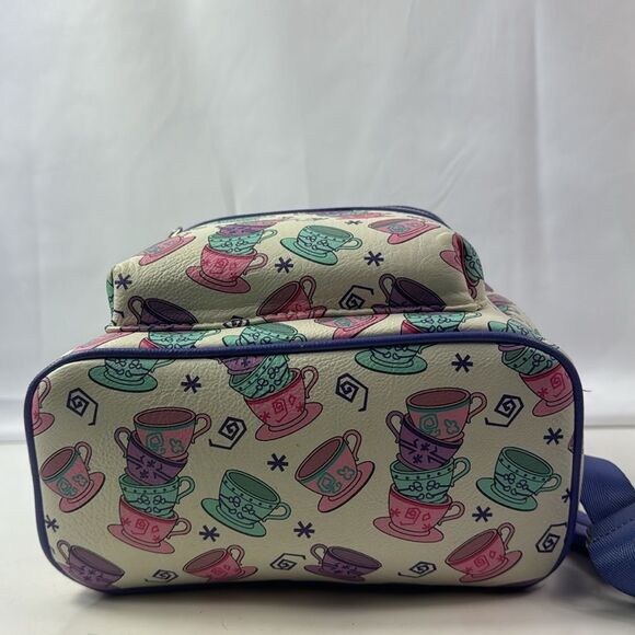 Disney Parks Loungefly Mad Tea Party Mini Backpack Alice In Wonderland Tea Cups - Picture 7 of 13